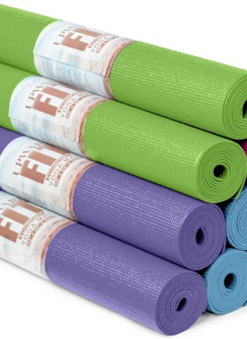 10 Pack Economy Yoga Mat, 68" x 24" Non Slip Exercise Mat, 3mm Thick Gym Mat, Bulk Non Toxic Yoga Mats for Home Workout and Studios
